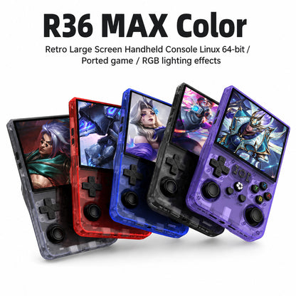 R36 Max Retro Handheld Console + Free Case