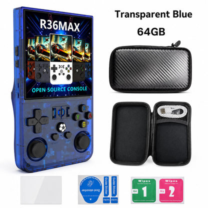 R36 Max Retro Handheld Console + Free Case