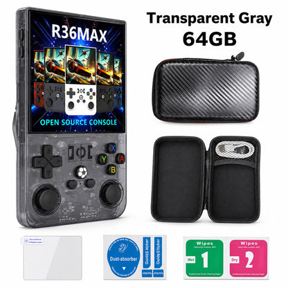 R36 Max Retro Handheld Console + Free Case