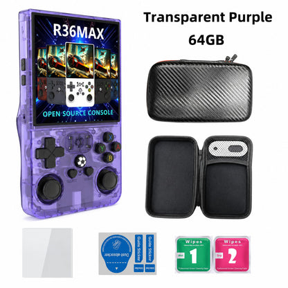 R36 Max Retro Handheld Console + Free Case